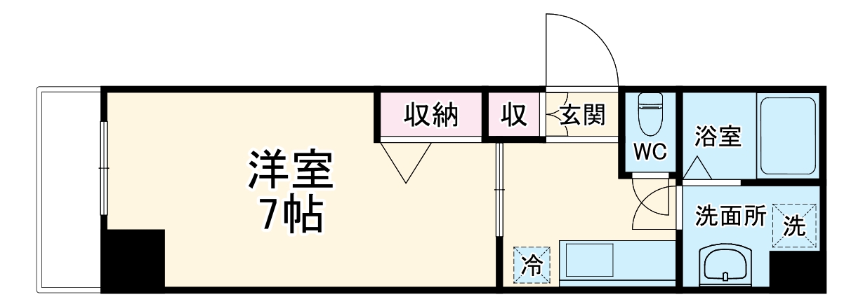 ALZA松ヶ枝の間取り