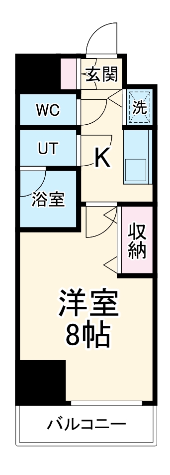 ONE　ROOF　FLAT　TENJINBASHIの間取り