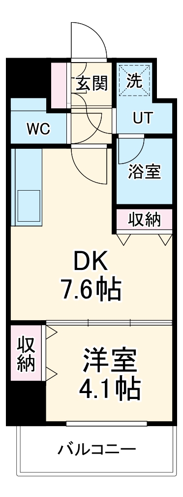 ONE　ROOF　FLAT　TENJINBASHIの間取り