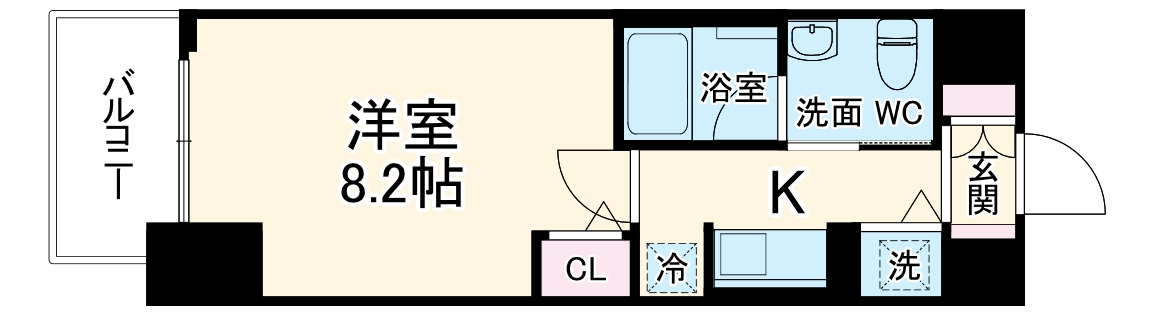 エスライズ梅田DOSHINの間取り
