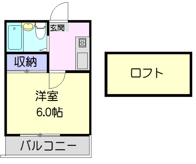 プレジール岡崎の間取り