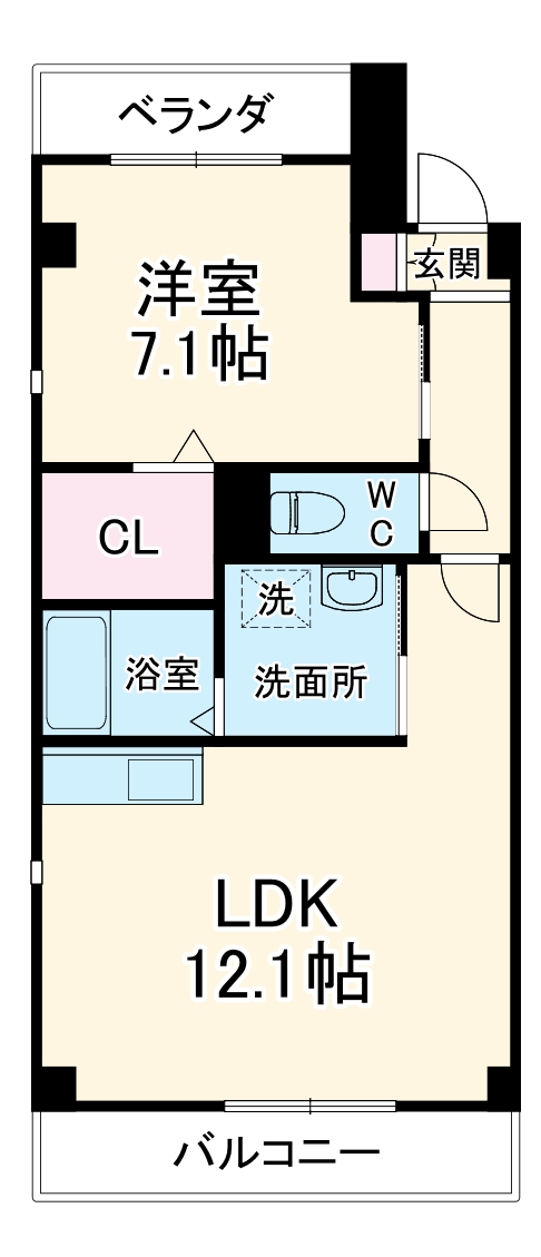 エスペランス水広下の間取り