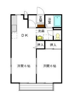 サンビレッジ南一色Gの間取り