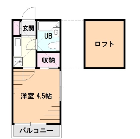 レオドリーム所沢の間取り
