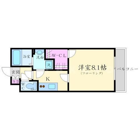 ヴィオラ北千里の間取り