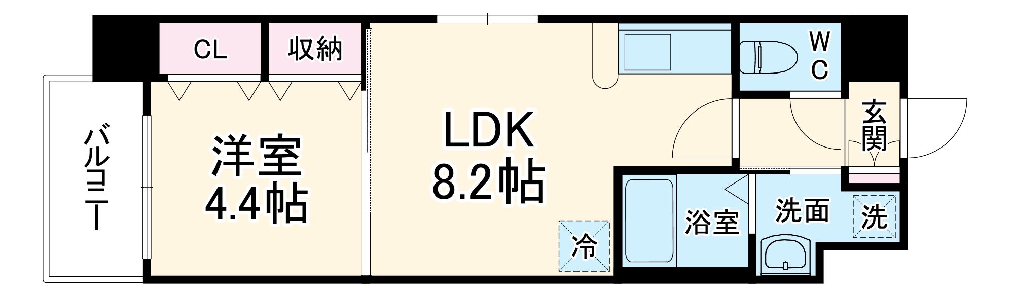 アーバネックス梅田東の間取り