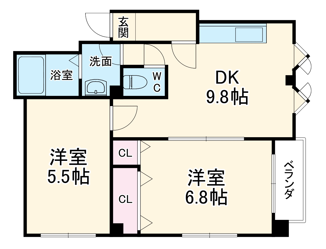 オーナーズマンション天六の間取り