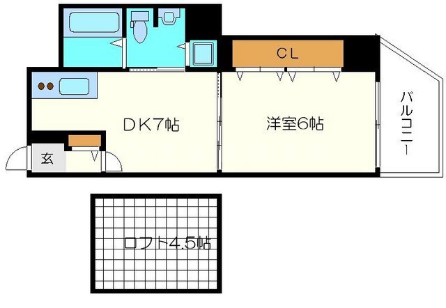 T’s SQUARE天神橋(T’s スクエア天神橋)の間取り