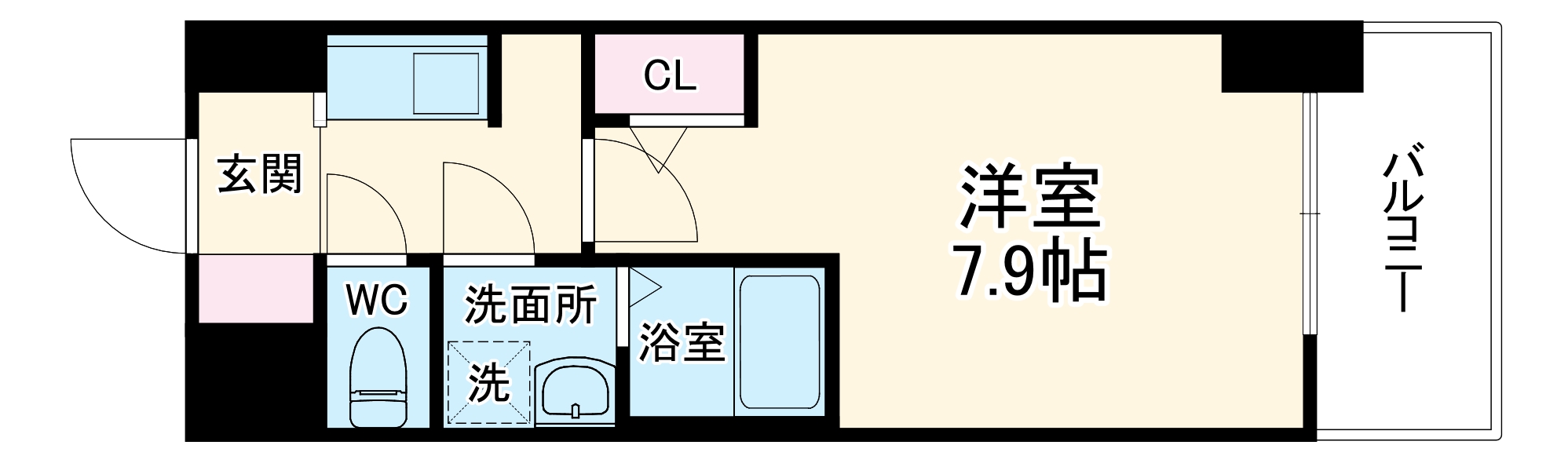 LaDouceur西天満の間取り