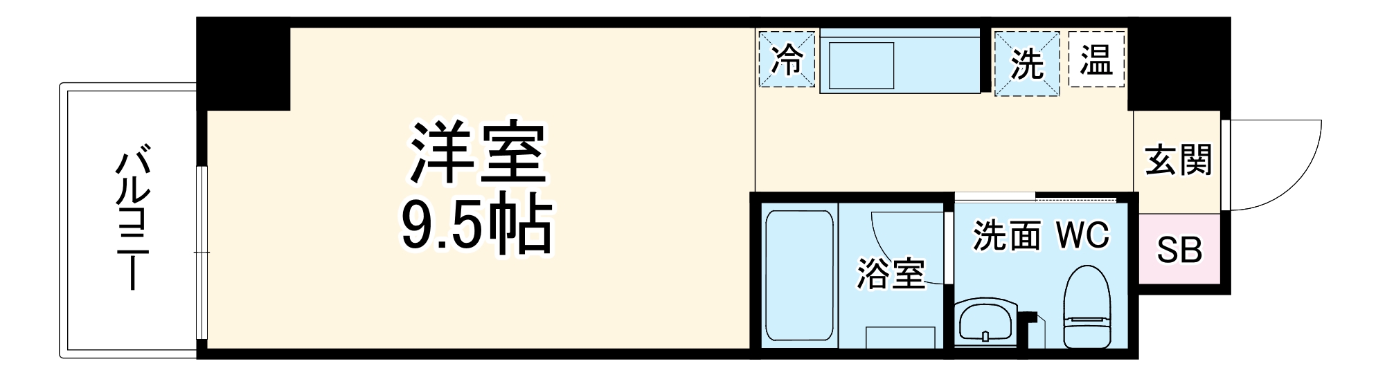 カーサリック同心の間取り