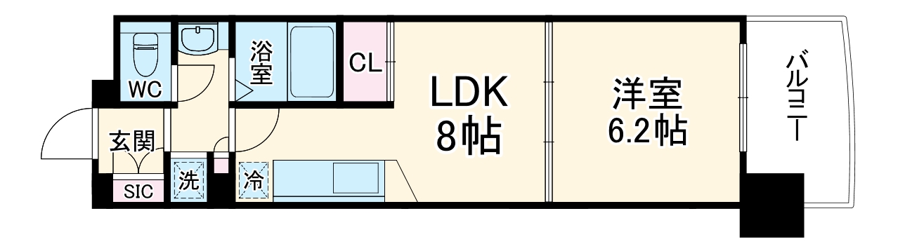 コンソラーレ同心の間取り