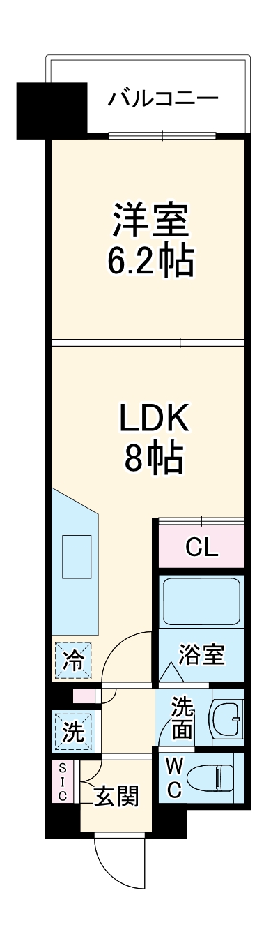 コンソラーレ同心の間取り
