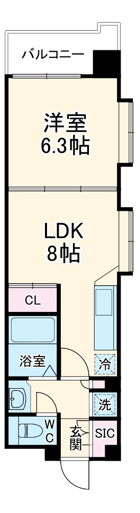 コンソラーレ同心の間取り