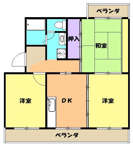 スカイコート高尾台の間取り