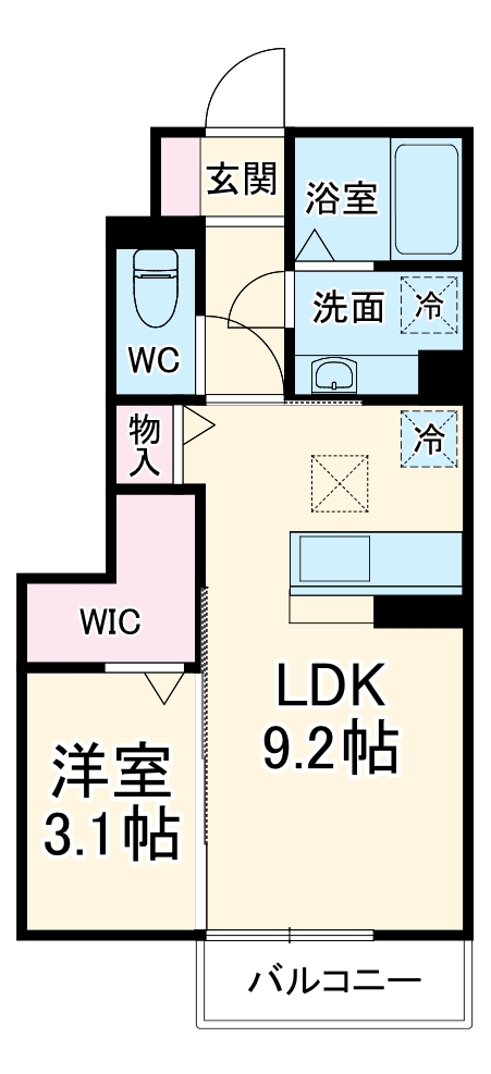 エクセル21 Ⅴの間取り