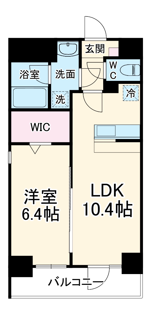 エクセルシア天神橋の間取り