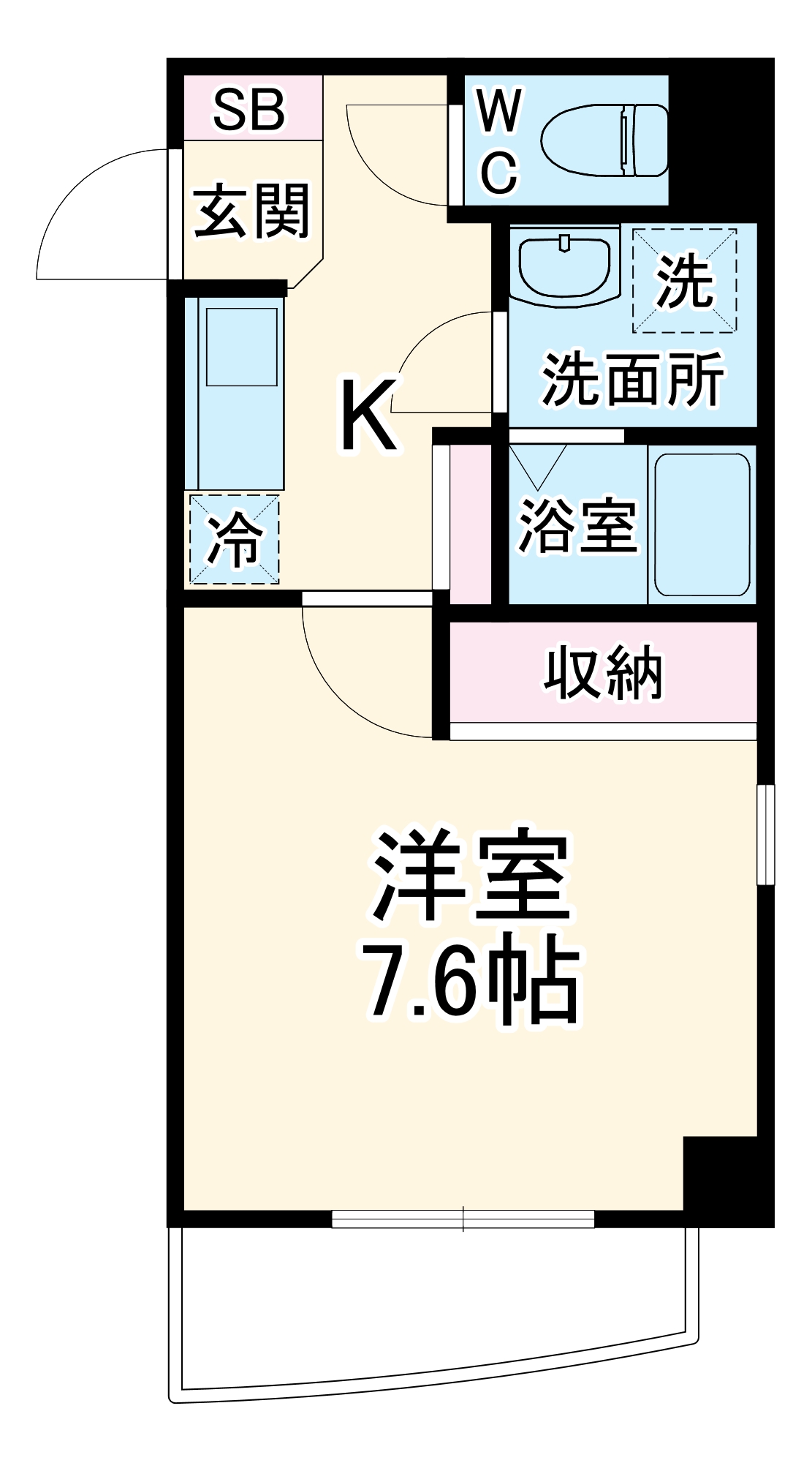 マインズ・コム南森町(旧 フジテラス南森町)の間取り