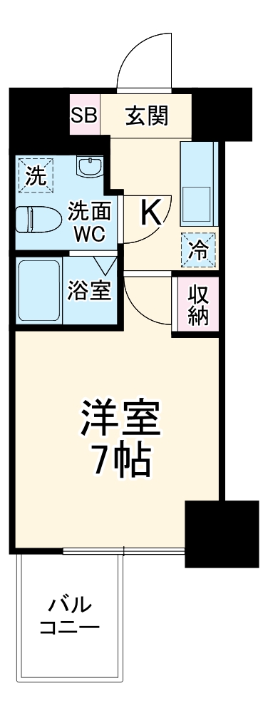 APRILE南森町の間取り