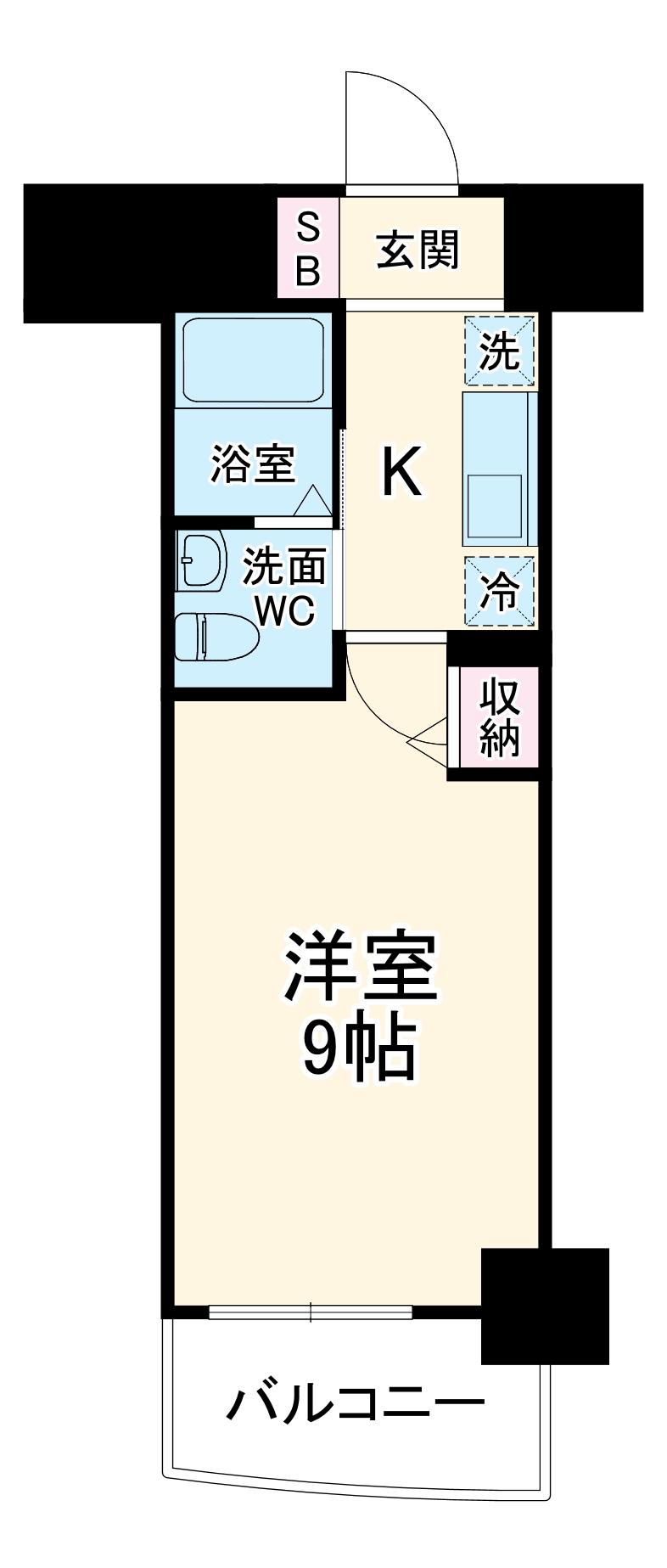 APRILE南森町の間取り