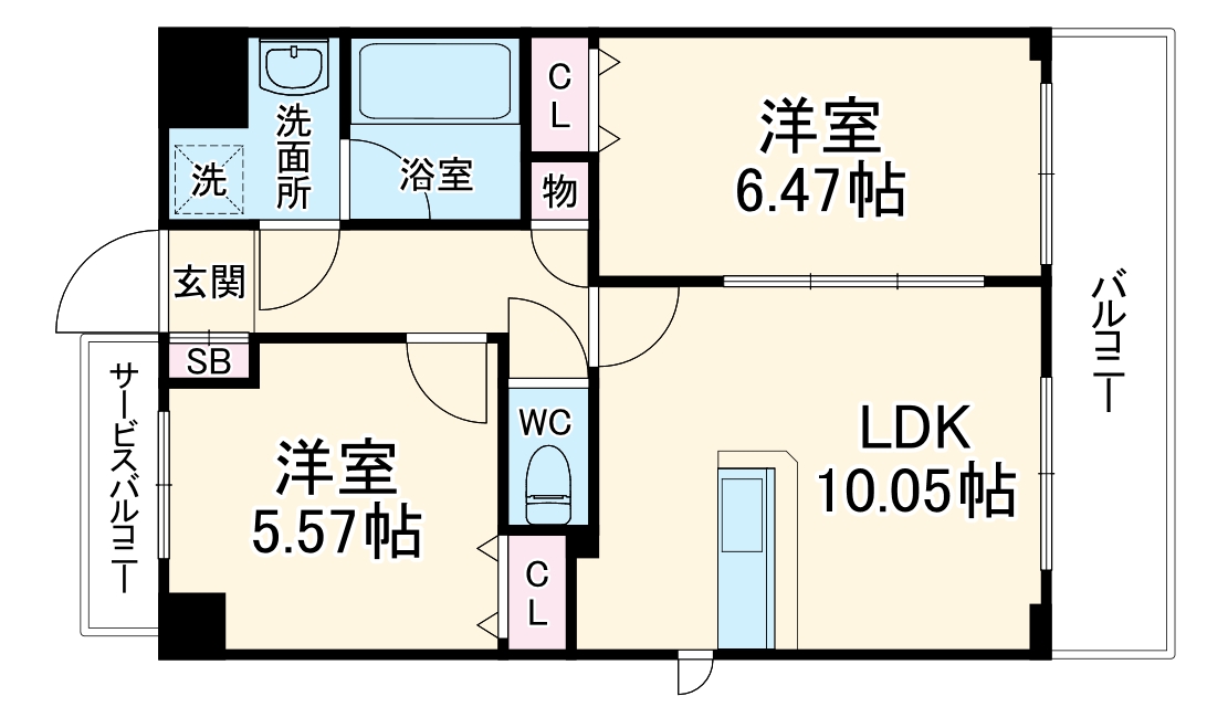 東明マンション壱番館の間取り