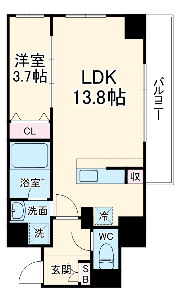 MBC RESIDENCEの間取り