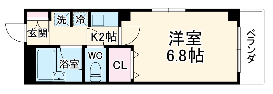 PLEASURE都島の間取り
