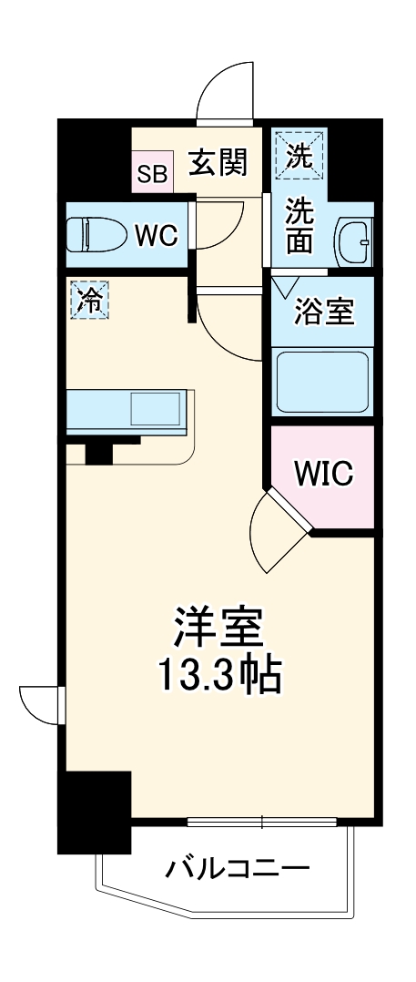 LaDouceur梅田West(アーバンパーク梅田ウエスト)の間取り