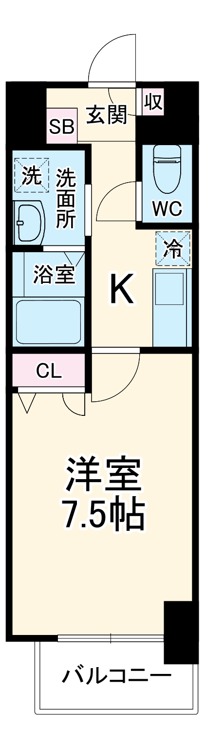 LaDouceur梅田West(アーバンパーク梅田ウエスト)の間取り