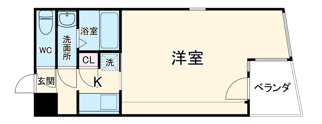 ペガサスメゾン天神橋の間取り