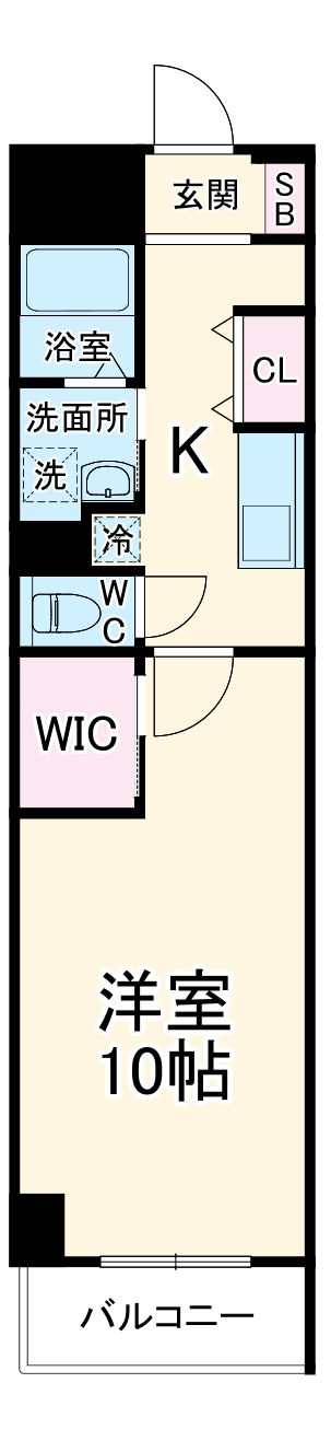 天満リバーサイドプラザの間取り