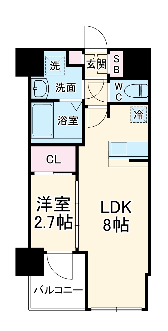 HS梅田EASTの間取り