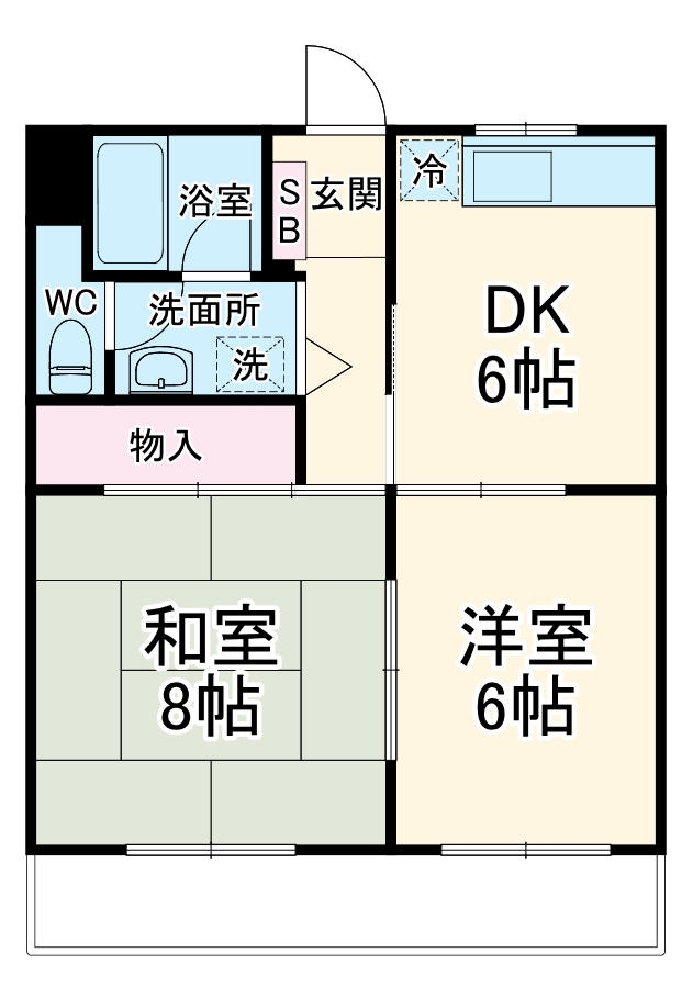 マンションみずほⅢの間取り