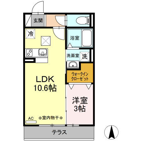 カーサ・ディ・ピーノの間取り