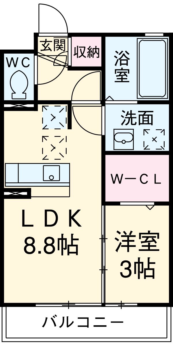 エクセレント アイランドの間取り