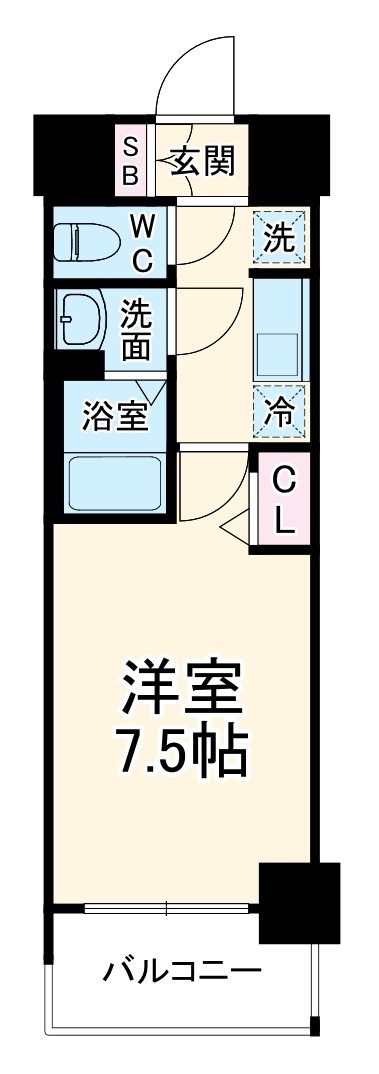 アドバンス大阪城北グレカーレの間取り