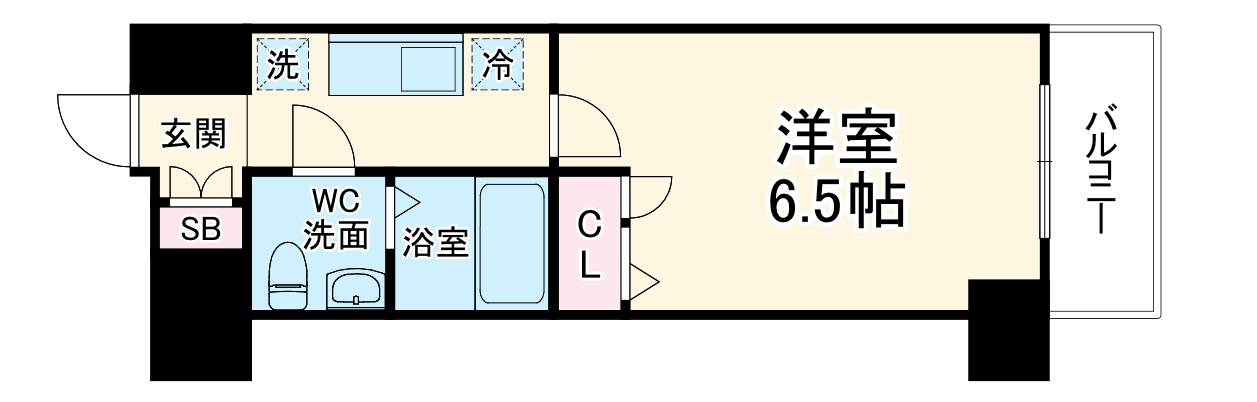 エスリード天神橋筋六丁目の間取り