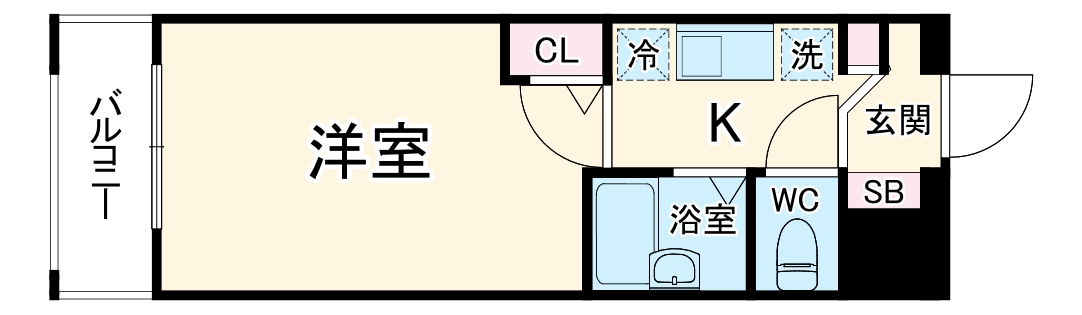 ラナップスクエア南森町の間取り