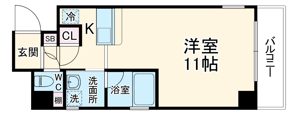 アスティオン都島の間取り