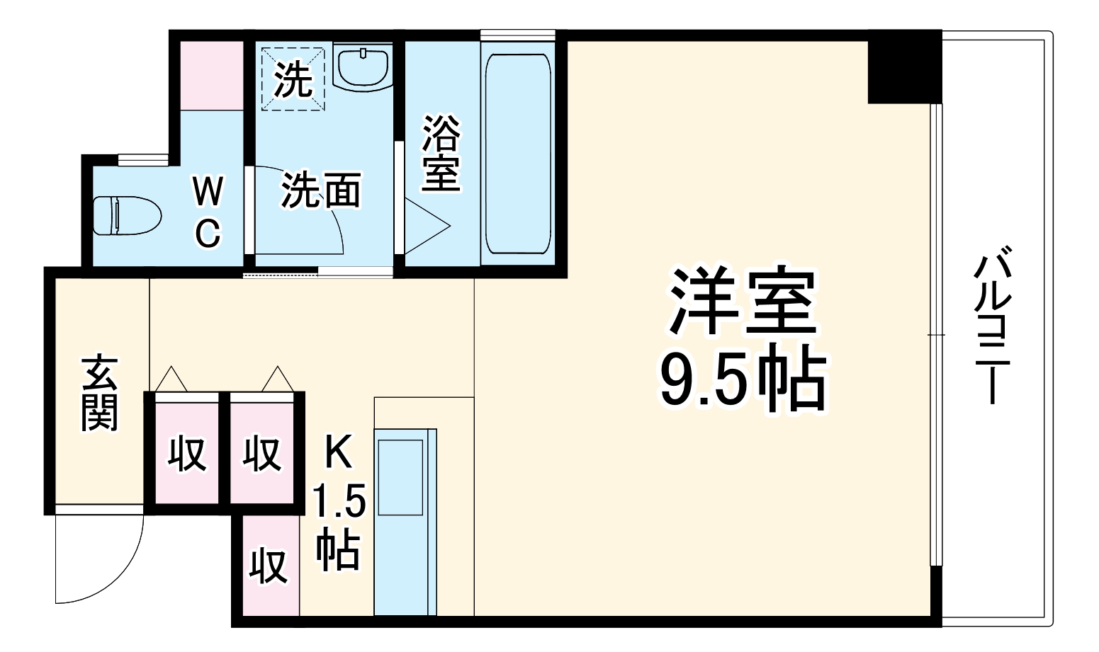 アスティオン都島の間取り
