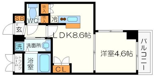クレアール新大阪の間取り