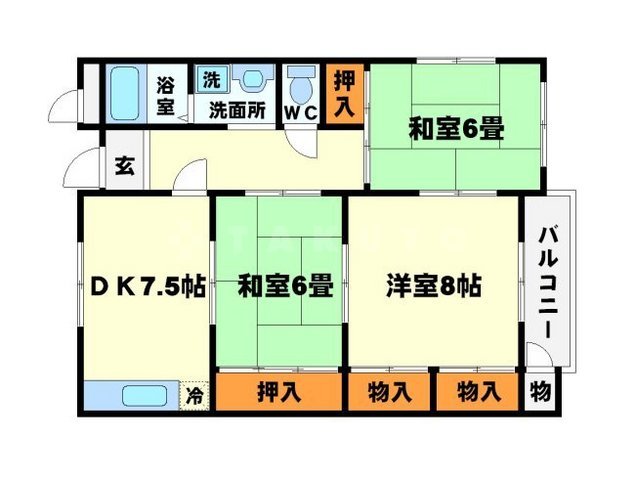 ロイヤルハイツの間取り