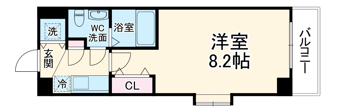 ディナスティ都島北通の間取り