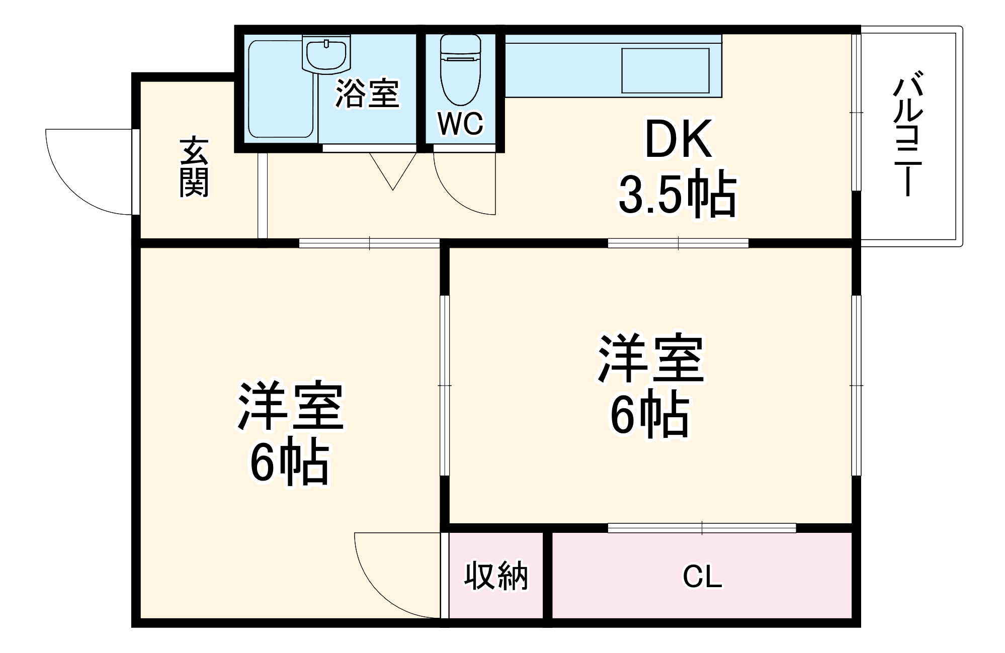 ピアファイブの間取り