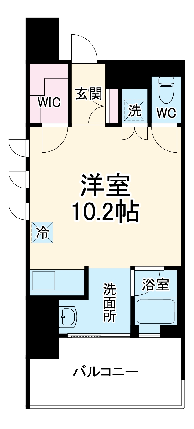 エス・キュート西天満の間取り