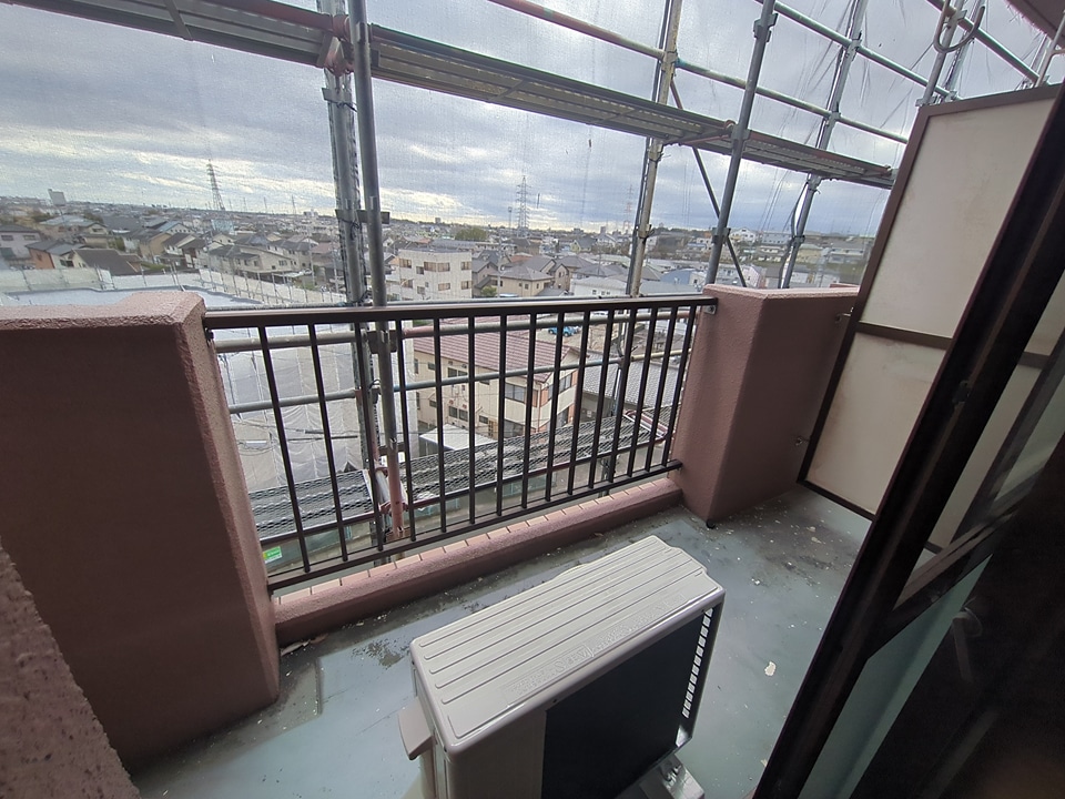 10/23 バルコニー