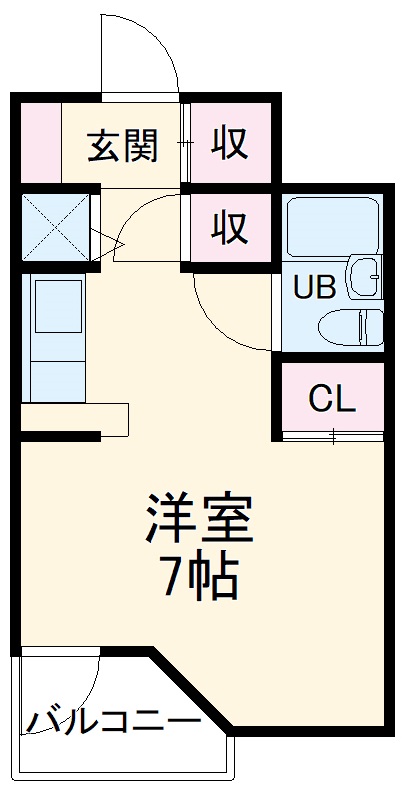 メッセ幸の間取り