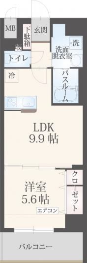 フォンテーヌuの間取り