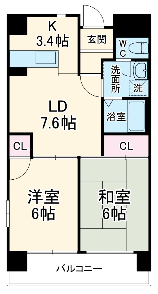グロリアス北大阪の間取り