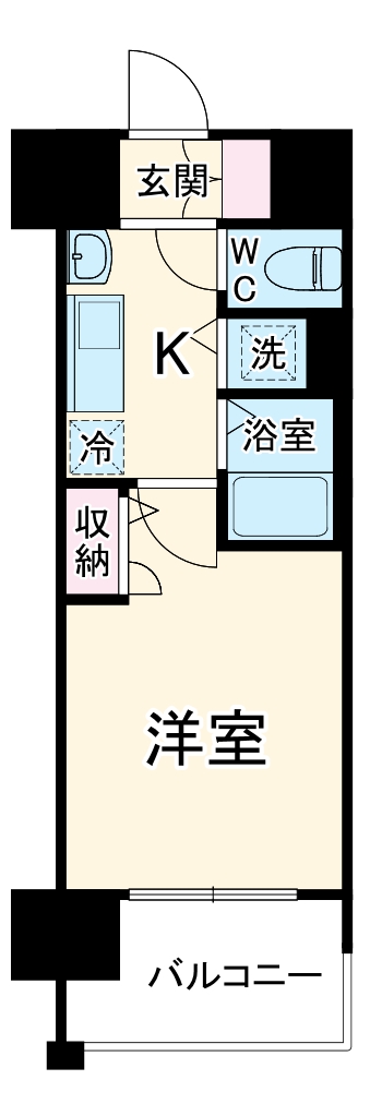 プレサンス天満橋アンジェの間取り
