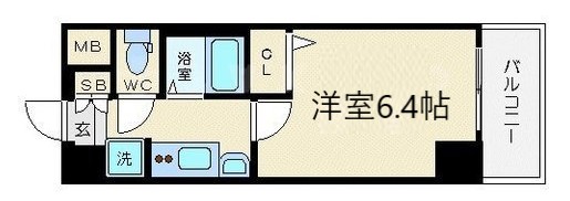 エステムコート梅田・天神橋リバーフロントの間取り